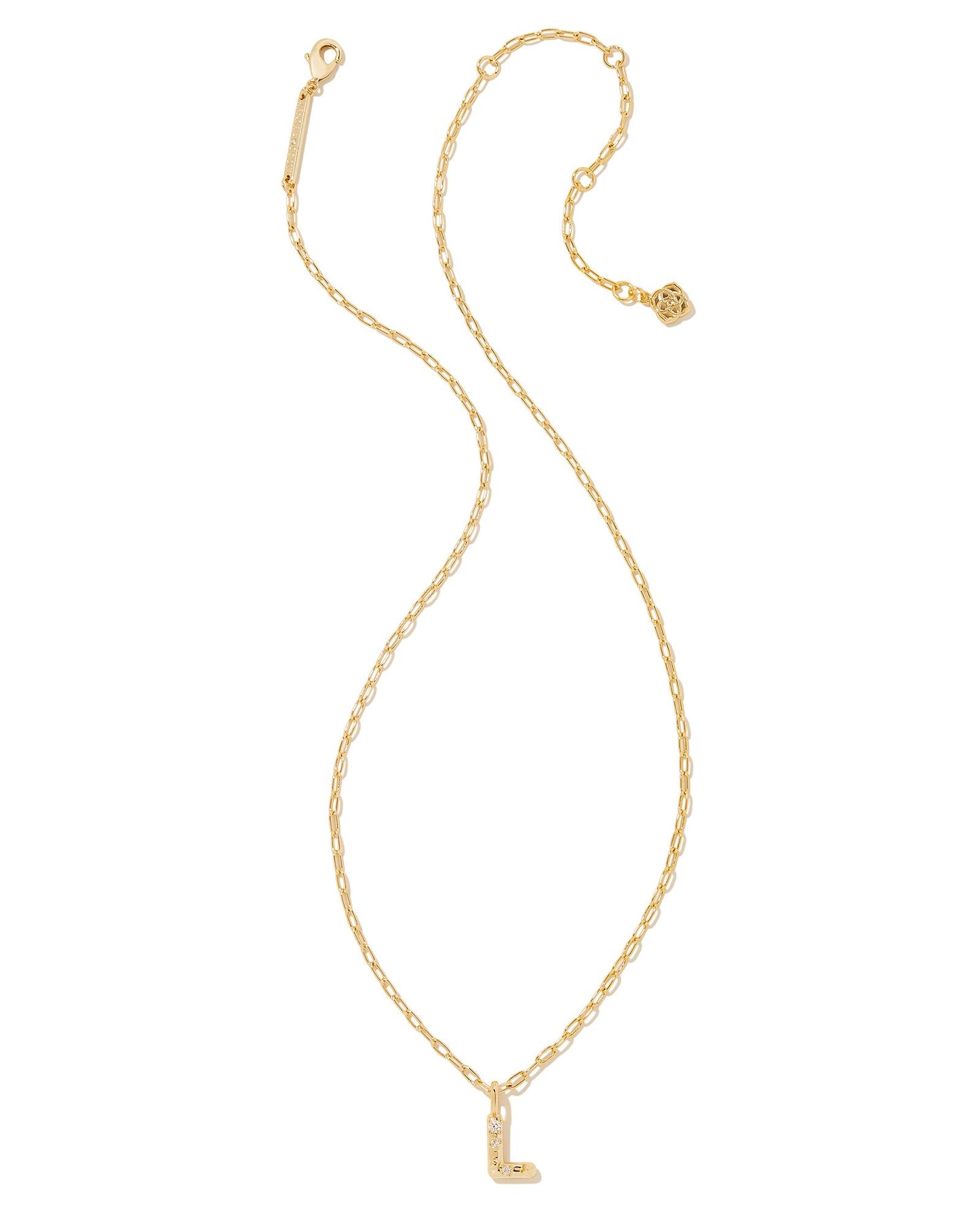 9608856899 Crystal Letter L Gold