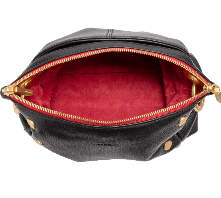 Hammitt Daniel Small Crossbody Black GM Red Zipper