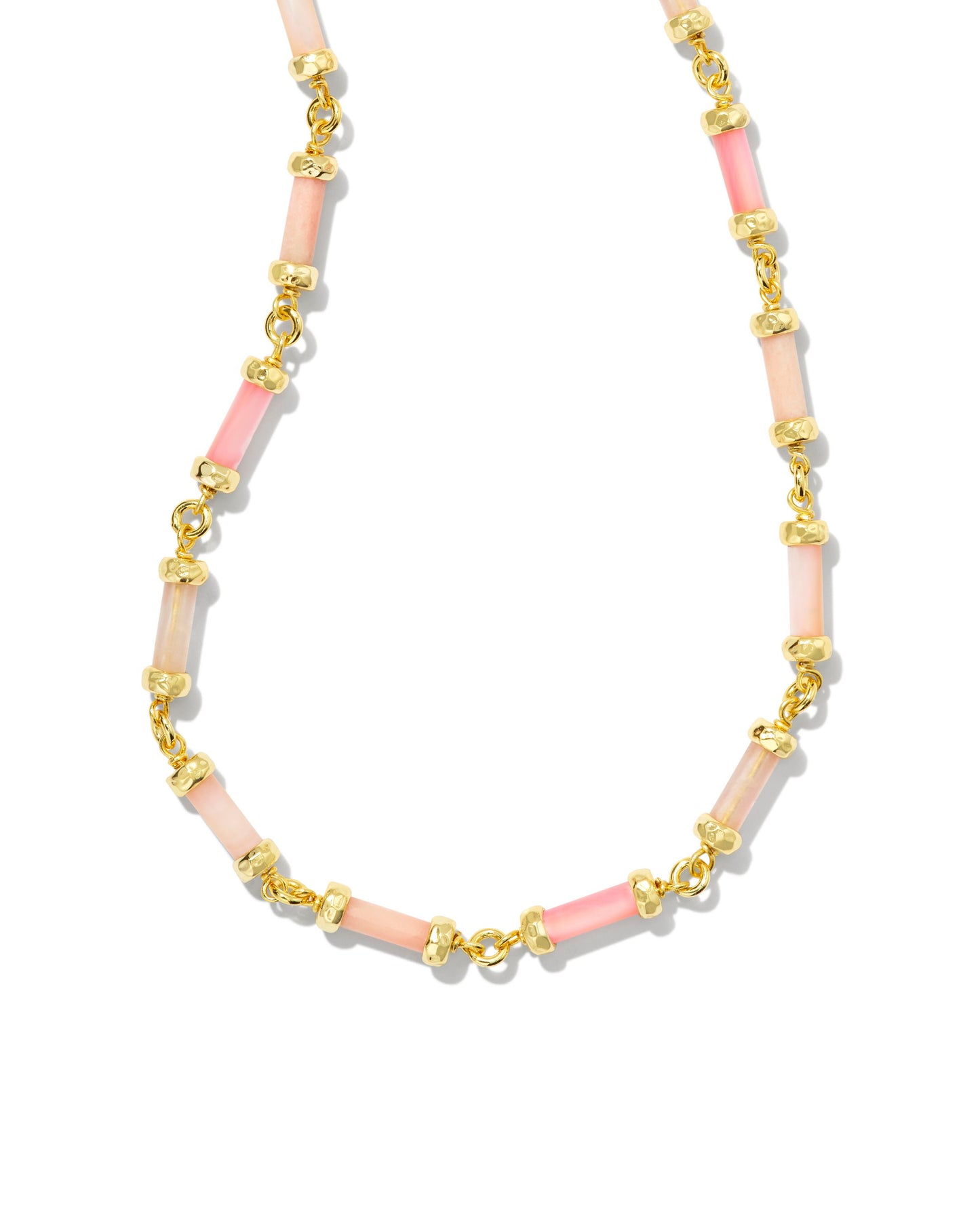 9608860562 GIGI STRAND NECKLACE GOLD PINK MIX ONE SIZE