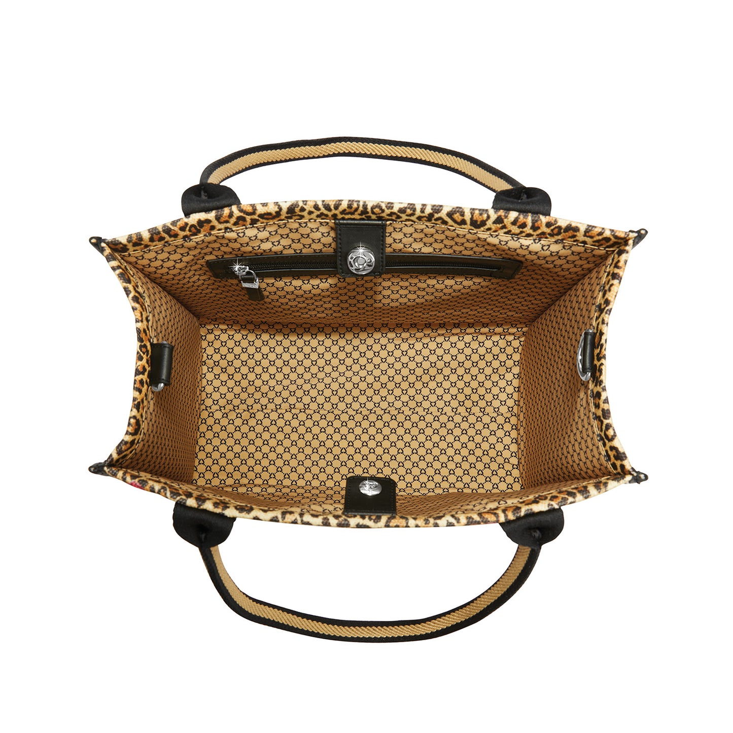 H10814 Leopard Dynasty Canvas Carry All