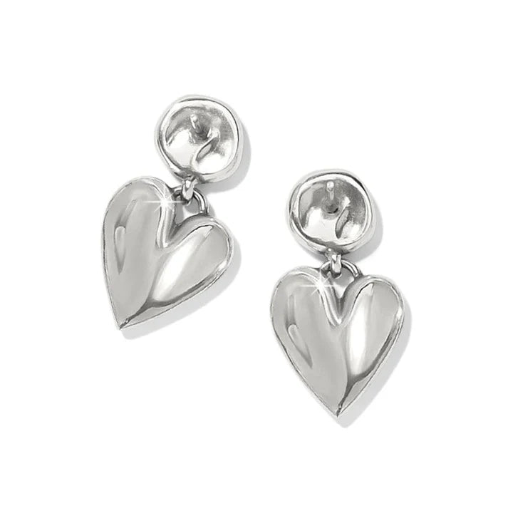 JA0022 Cascade Heart Post Earrings