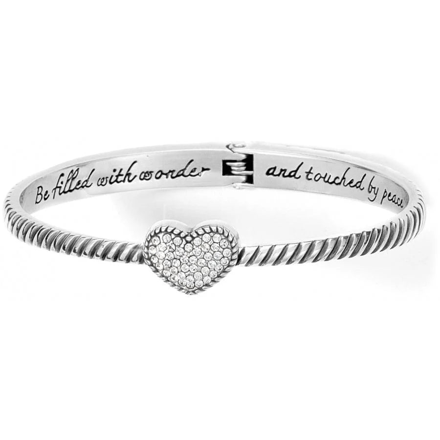 JB9741 Celestia Heart Hinged Bangle