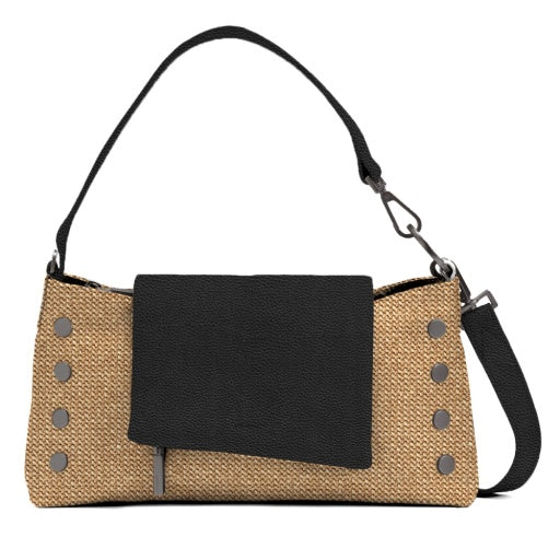 Vip Satchel Chaparral Raffia/Gunmetal