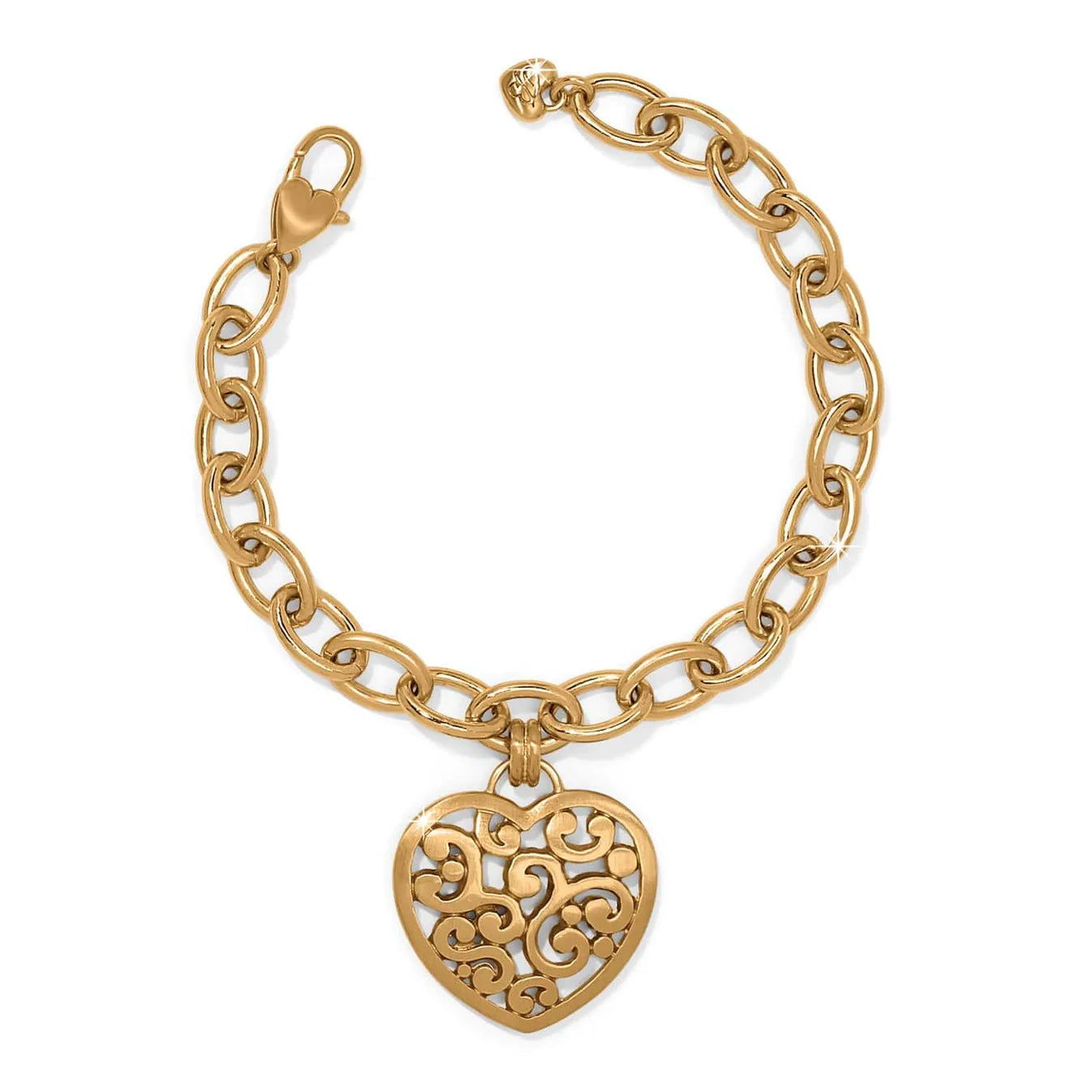 JF0344 Contempo Medallion Heart Bracelet