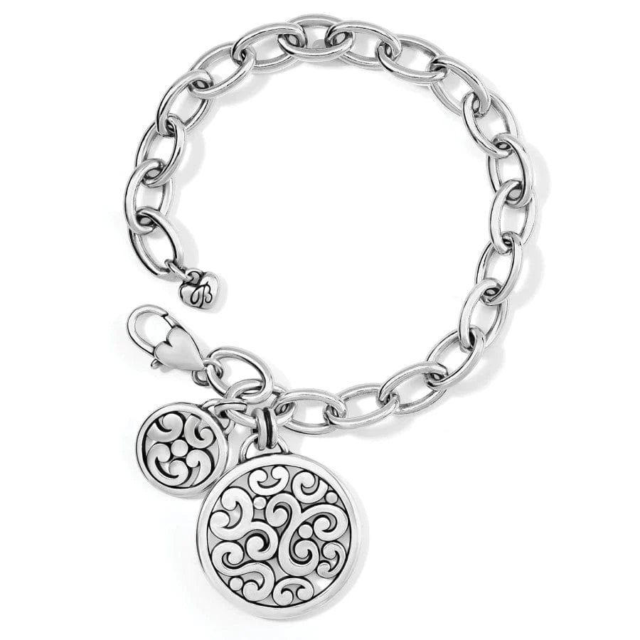 JF9850 Contempo Medallion Link Bracelet