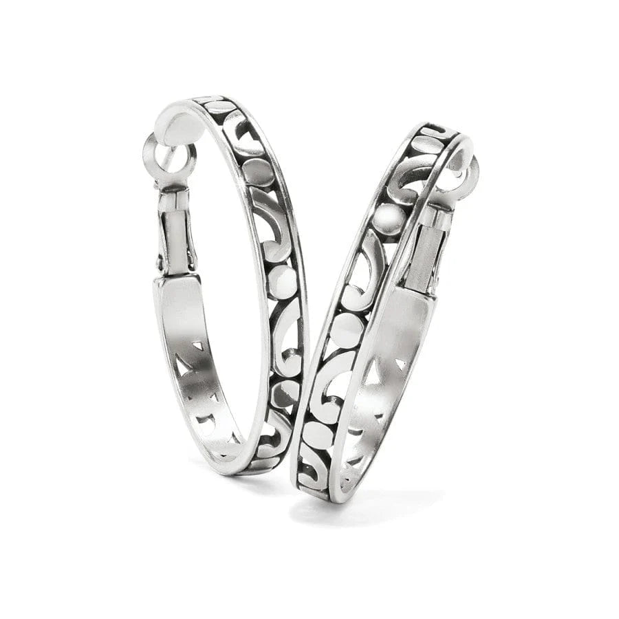 JE9720 Contempo Medium Hoop Earrings