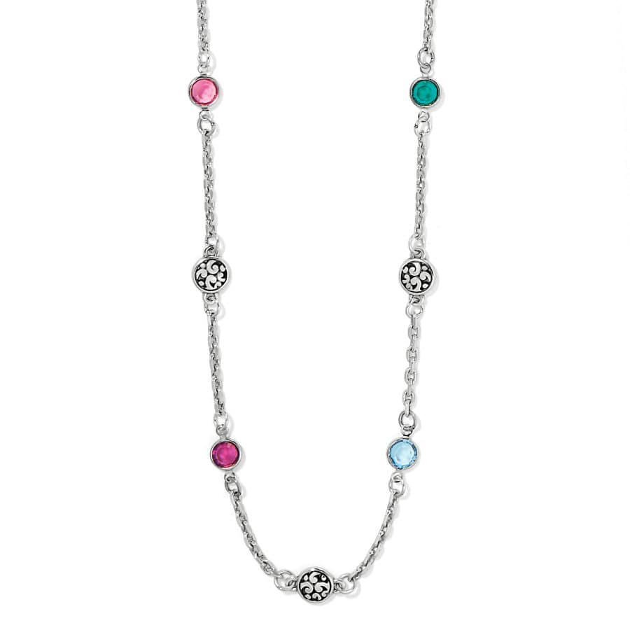 JM7444 Elora Gems Drops Short Necklace