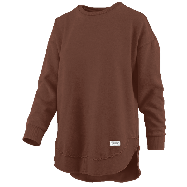 Comfy Round Here Sweatshirt Espresso