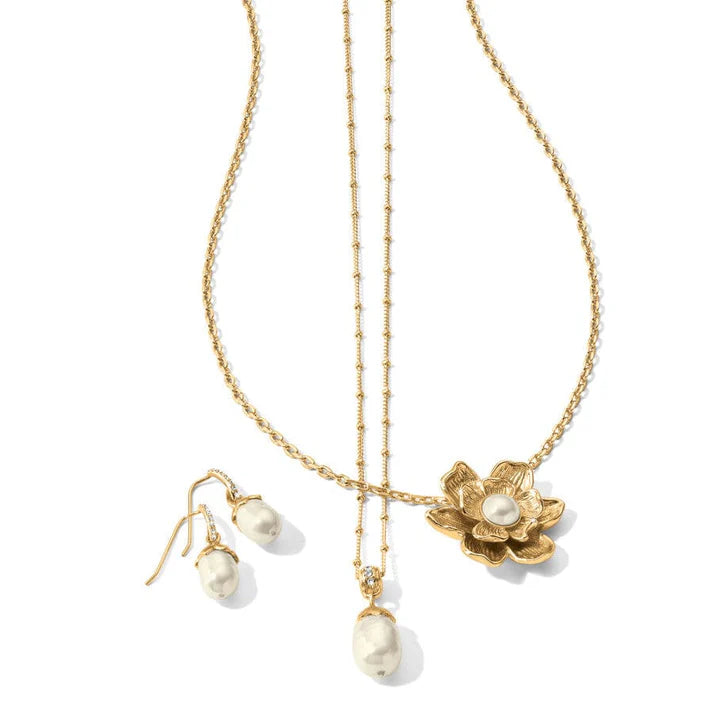 JA9964 Everbloom Pearl Drop Earrings