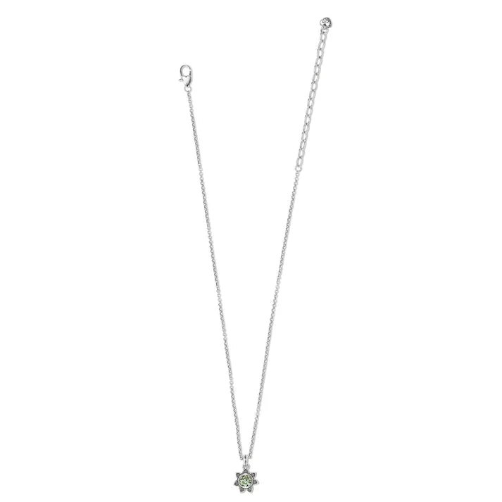 JM757H Everbloom Sunflower Necklace Peridot