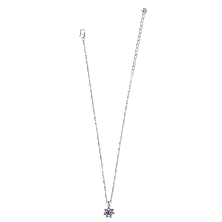 JM757F Everbloom Sunflower Necklace Tanzanite