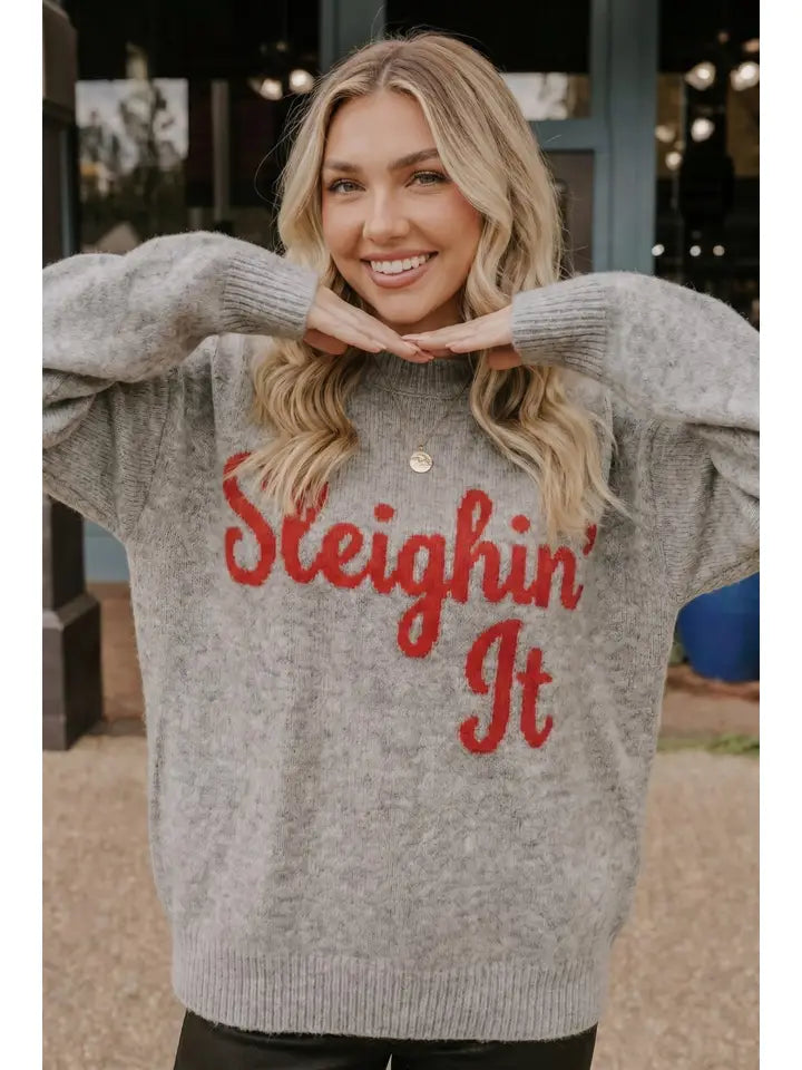 Sleighin It Holiday Sweater