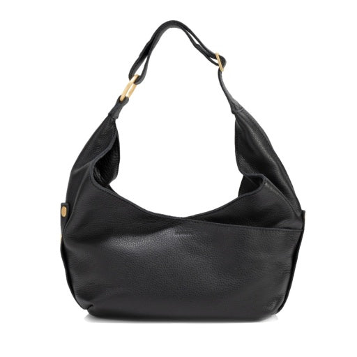 Tom Zip Medium Black/Brushed Gold Red Zipper