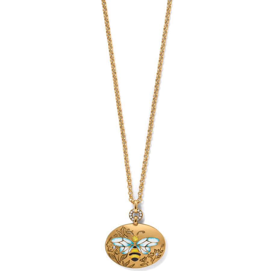 JM7457 Garden's Splendour Bee Necklace