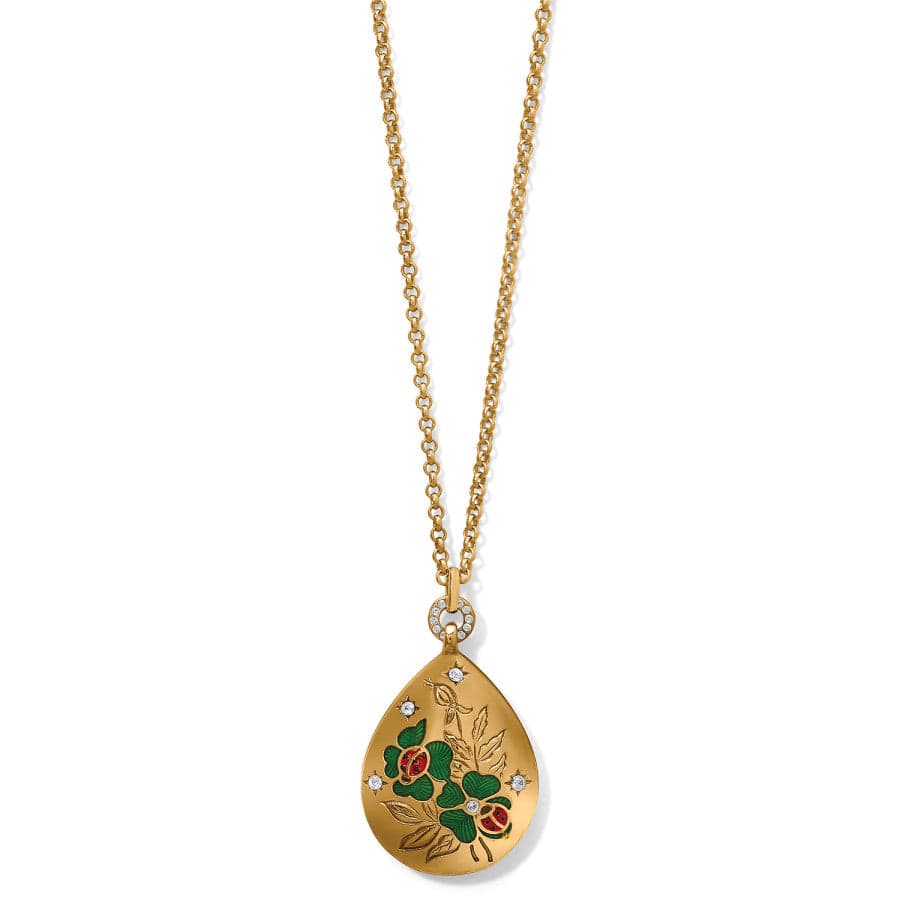 JM7458 Garden's Splendour Ladybug Necklace