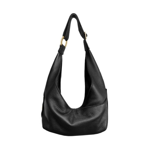 Tom Zip Medium Black/Brushed Gold Red Zipper