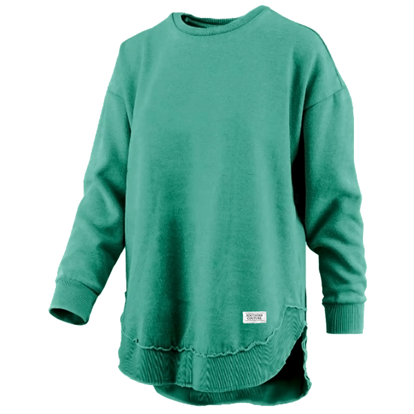 Comfy Round Here Sweatshirt Island Green