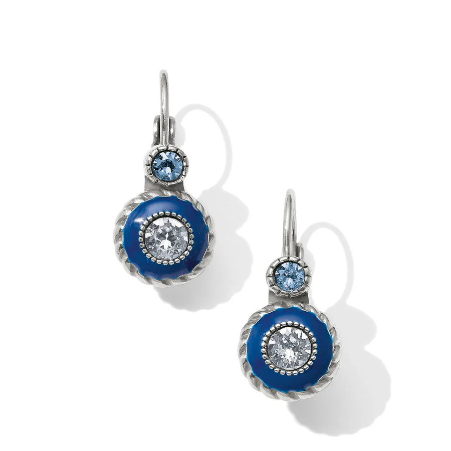 JA5753 Halo Eclipse Leverback Earrings