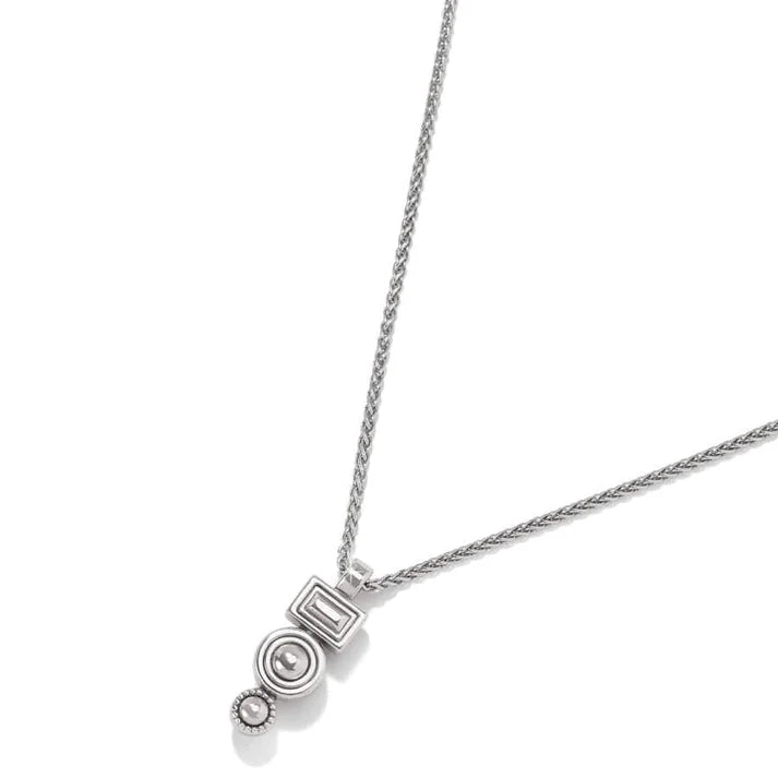 JM7606 Halo Gleam Drop Necklace