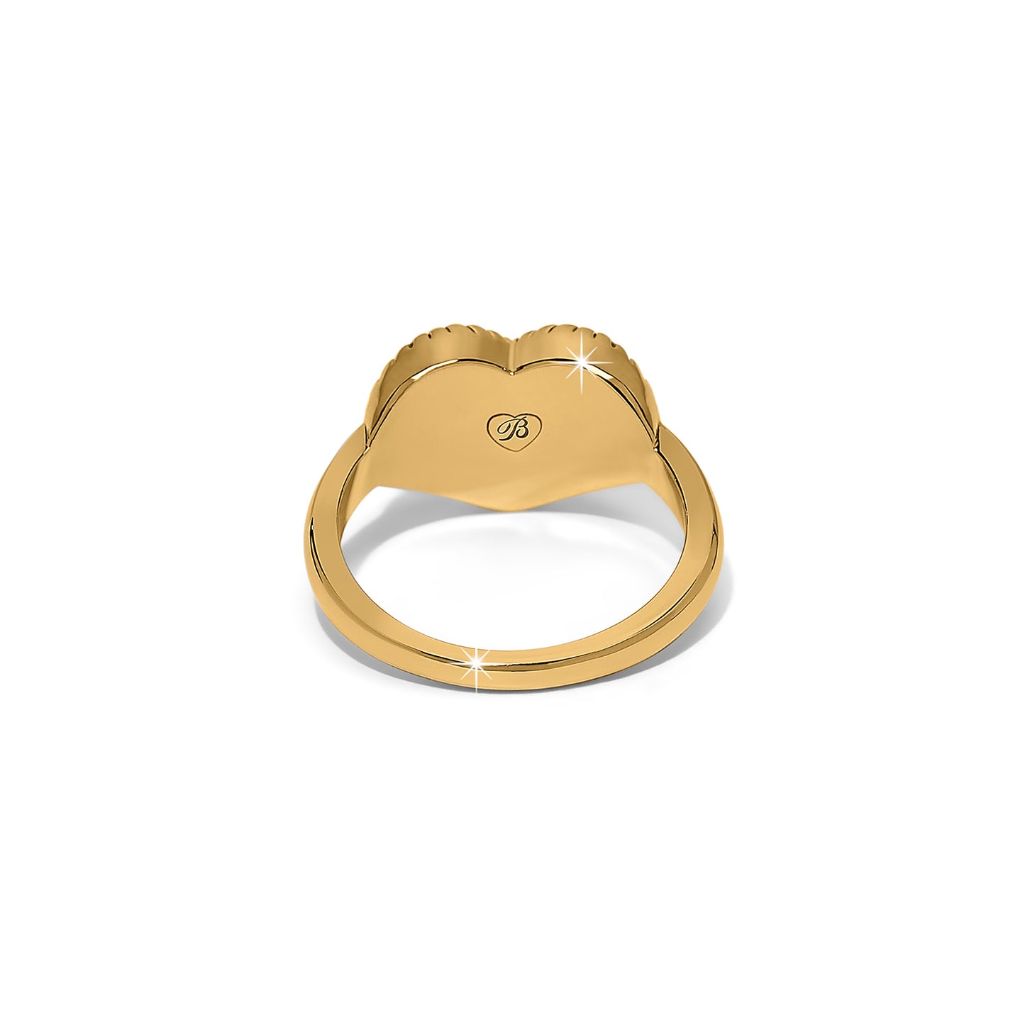 J63295 Illumina Celeste Hrt Gld Ring 9