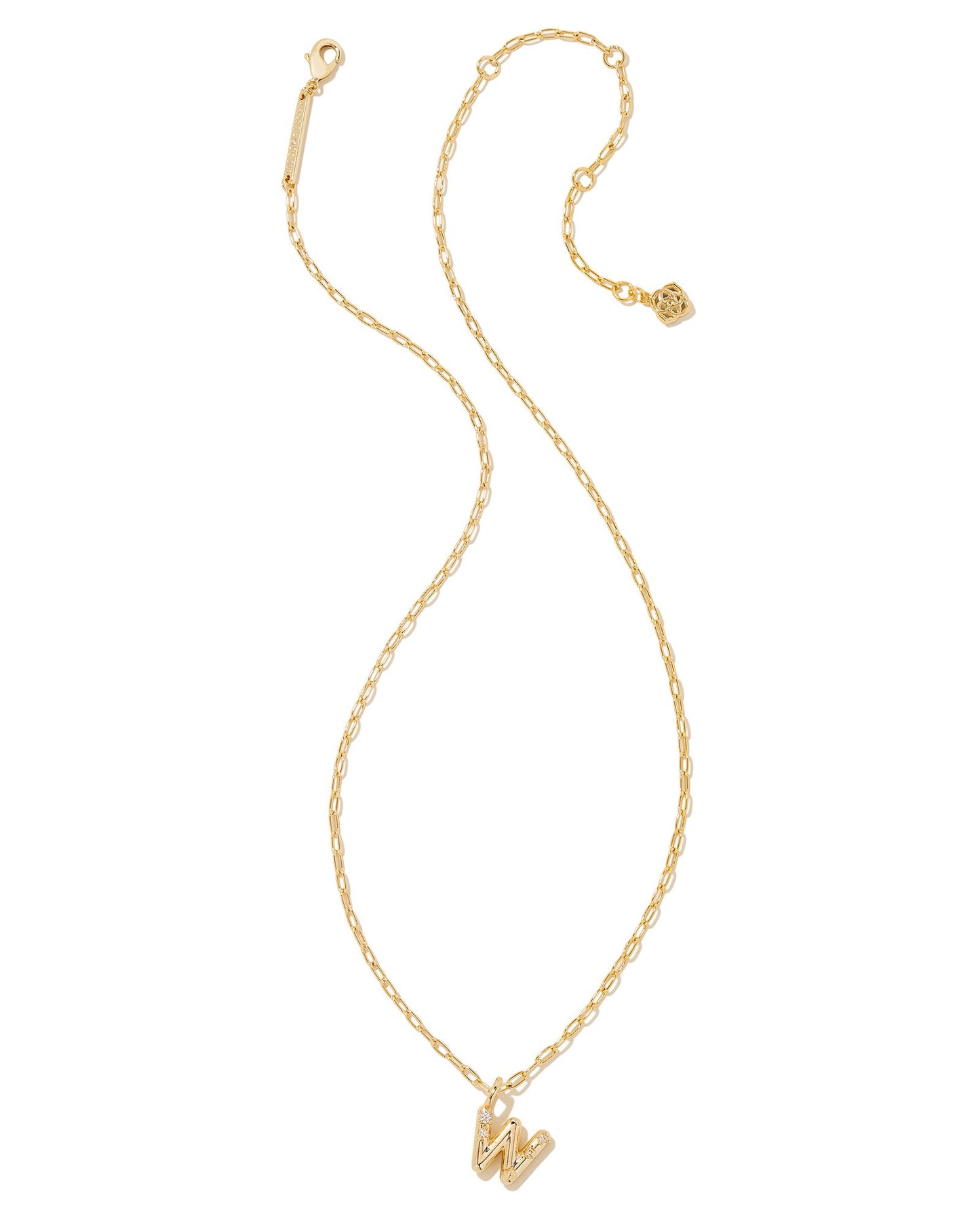 9608856322 CRYSTAL LETTER W Gold