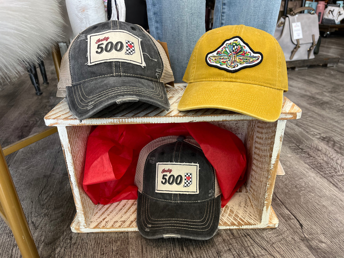 Indy 500 Checkerboard Cap
