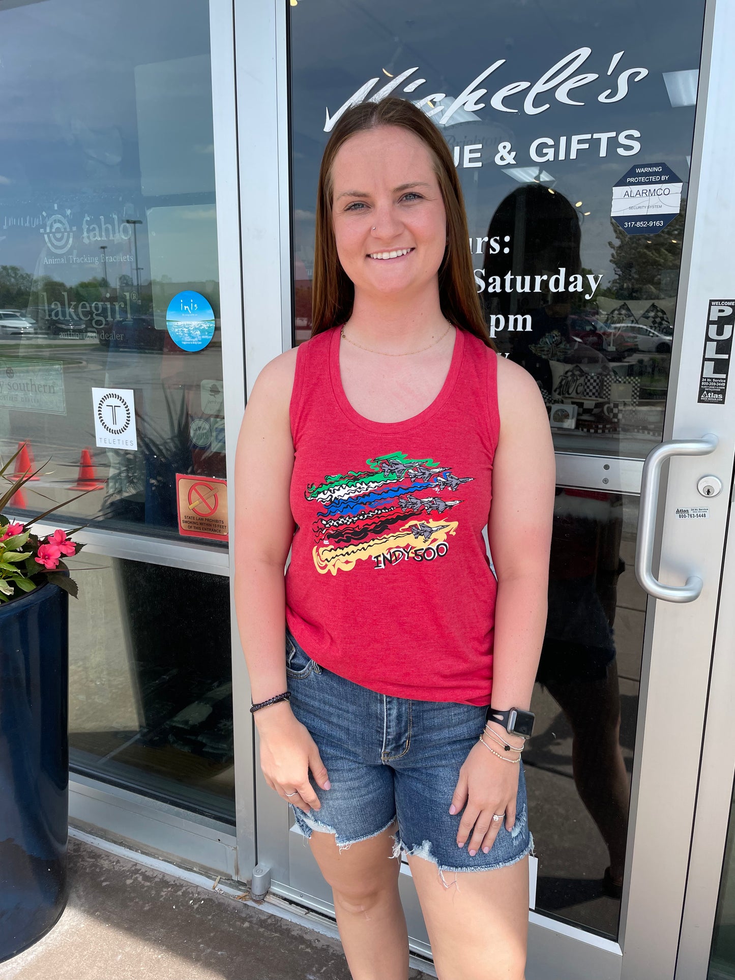 IMS Flyover Ladies Tank Black, White or Red Frost
