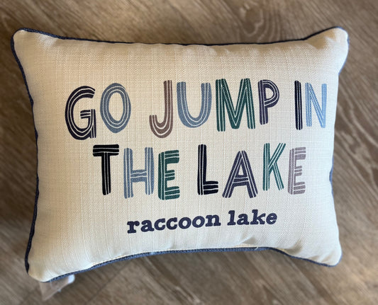 Raccoon Lake Pillow
