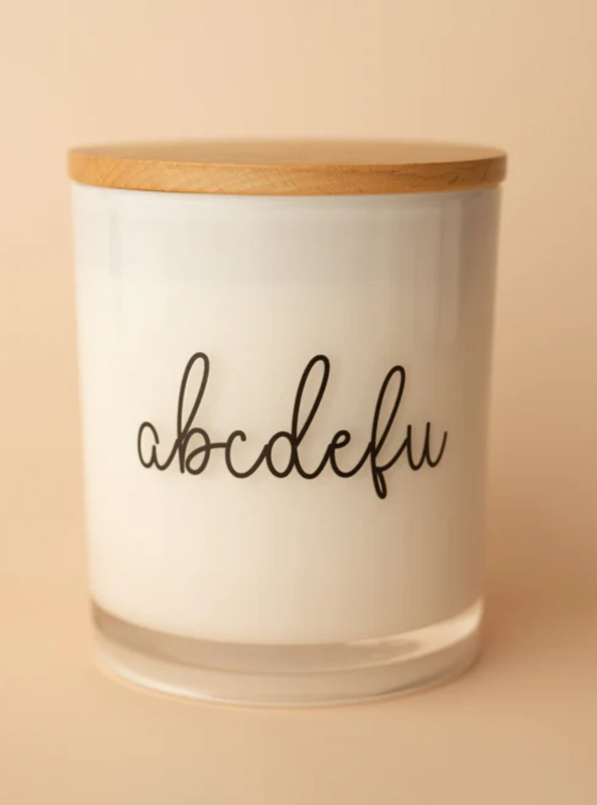 Abcd-fu Candle