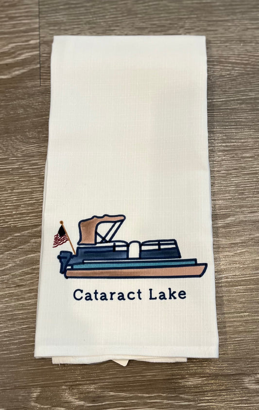 Cataract Lake Tea Towel