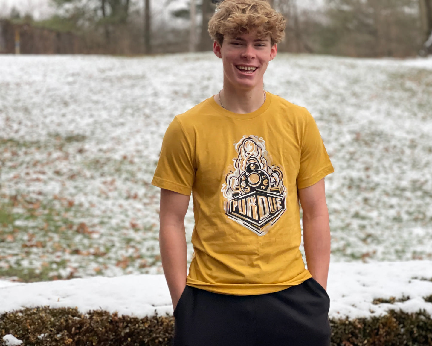 Purdue Train Unisex Tee