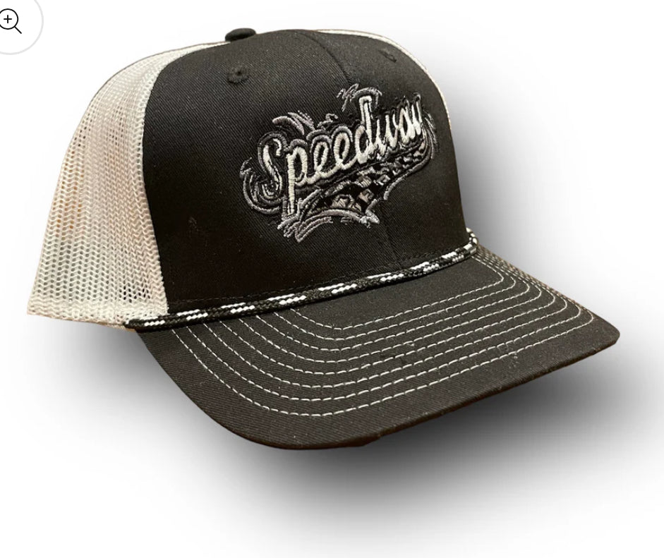 Speedway Script/Checker Hat