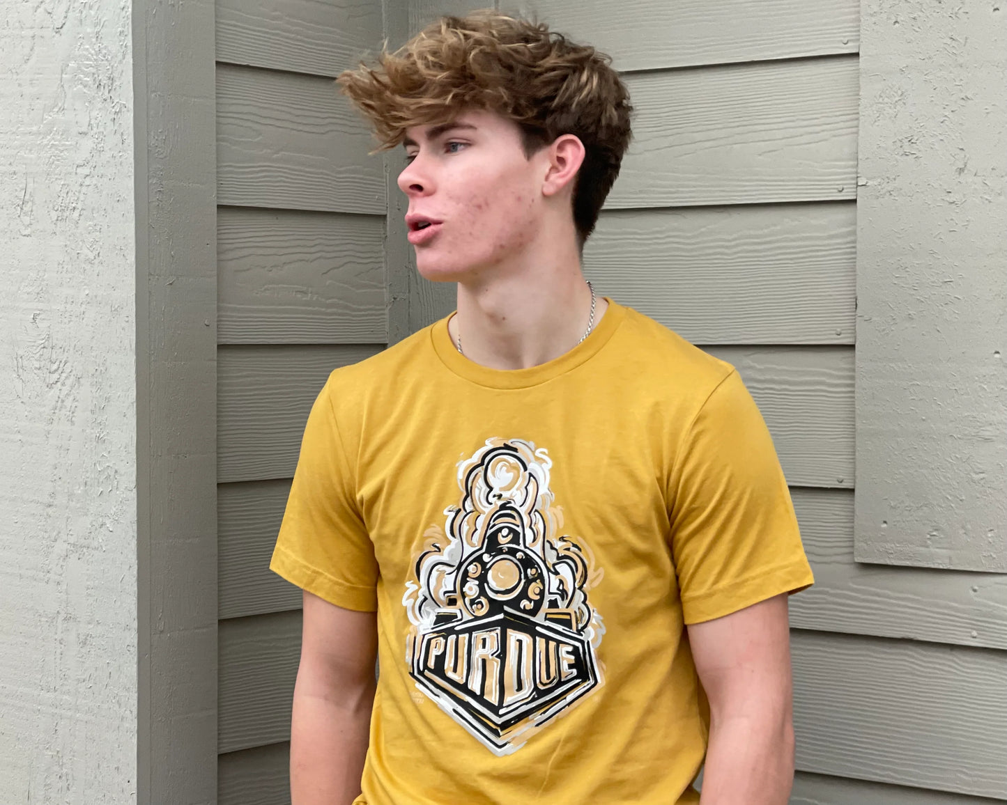 Purdue Train Unisex Tee