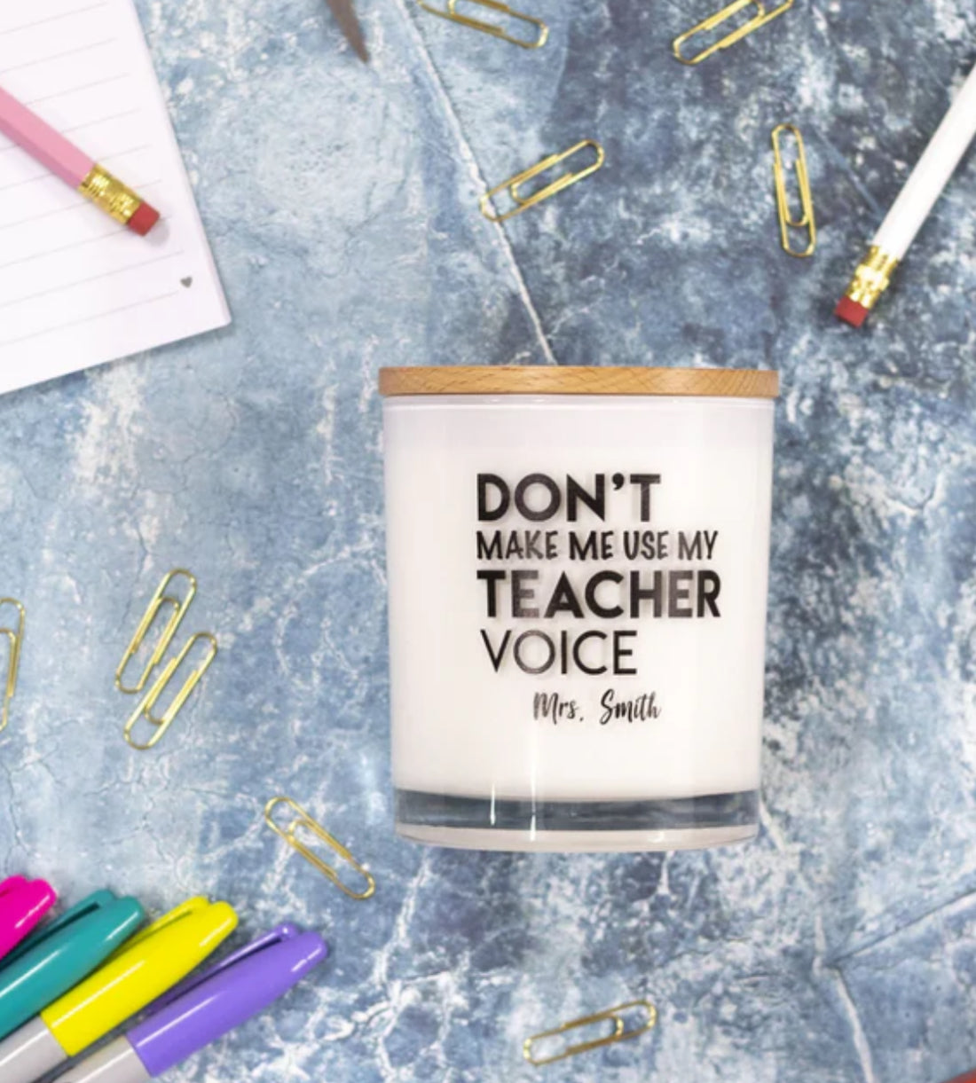 Teacher voice Candle