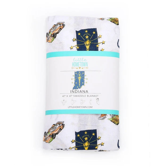 Indiana Swaddle Blanket