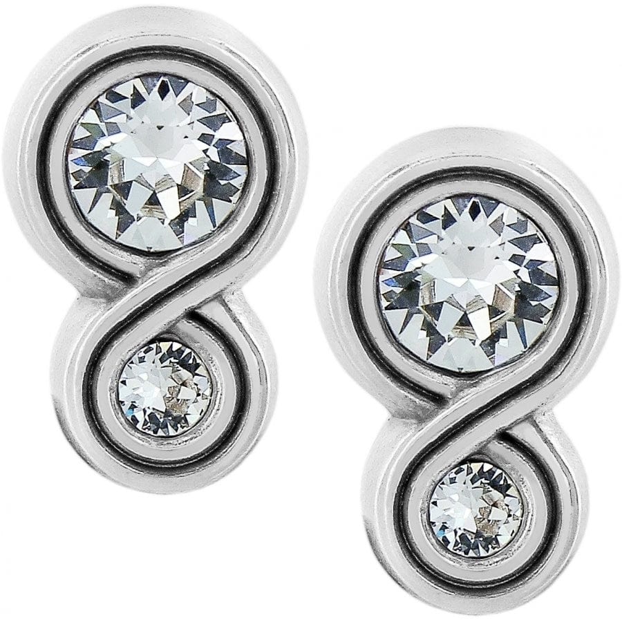 JA1222 Infinity Sparkle Post Earrings