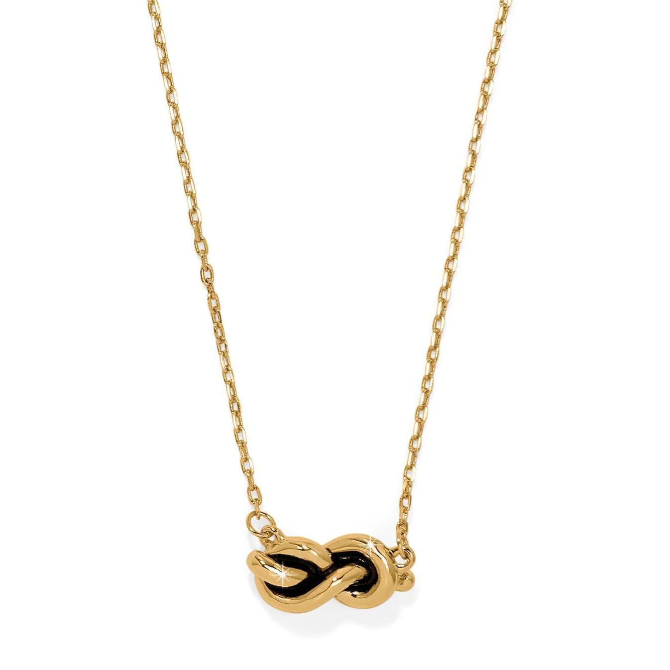JM7727 Interlok Single Knot Petite Necklace