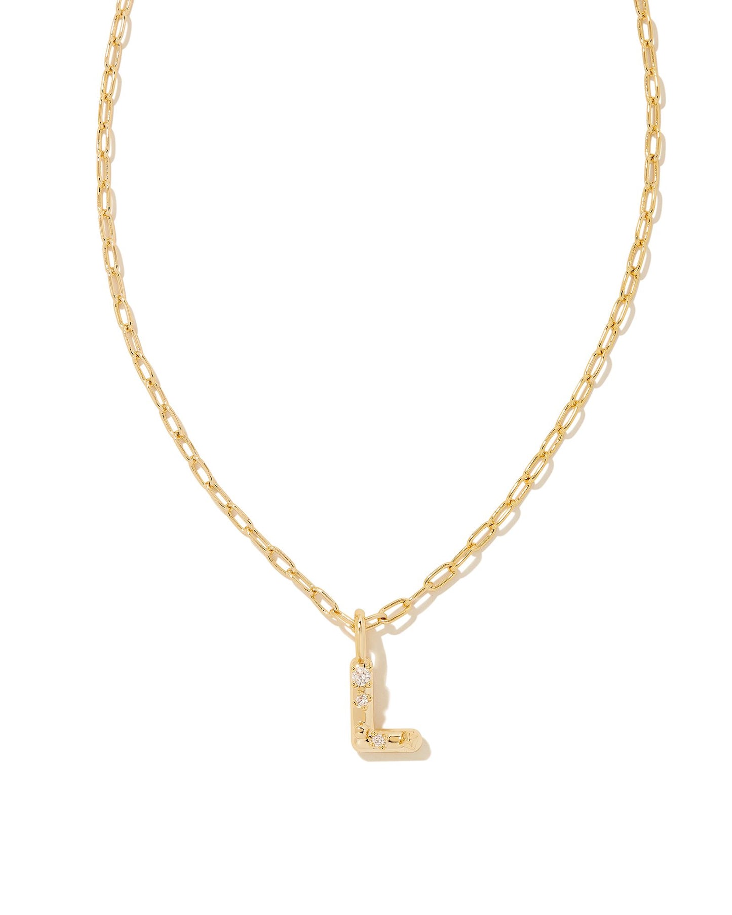 9608856899 Crystal Letter L Gold