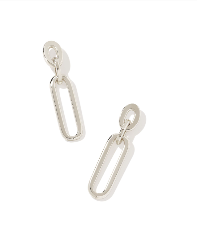 Heather Linear Earrings Silver