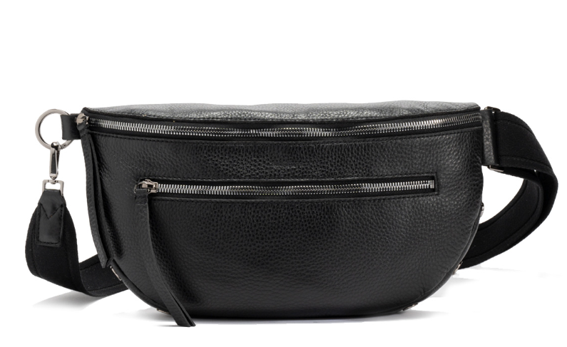 Charles Crossbody Large Black Gunmetal