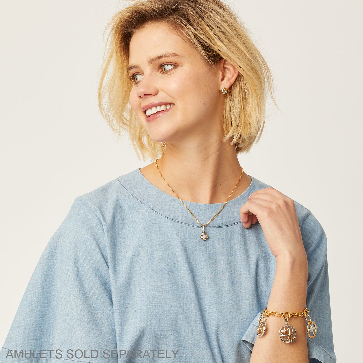 JF4935 Luxe Link Charm Bracelet