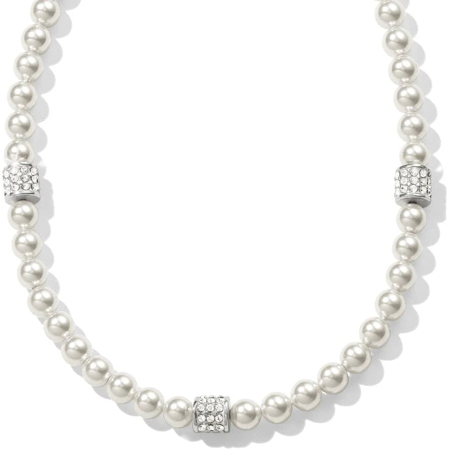 JM188A Meridian Petite Pearl Station Necklace