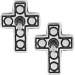 J21691 Starry Night Cross Mini Post Earrings