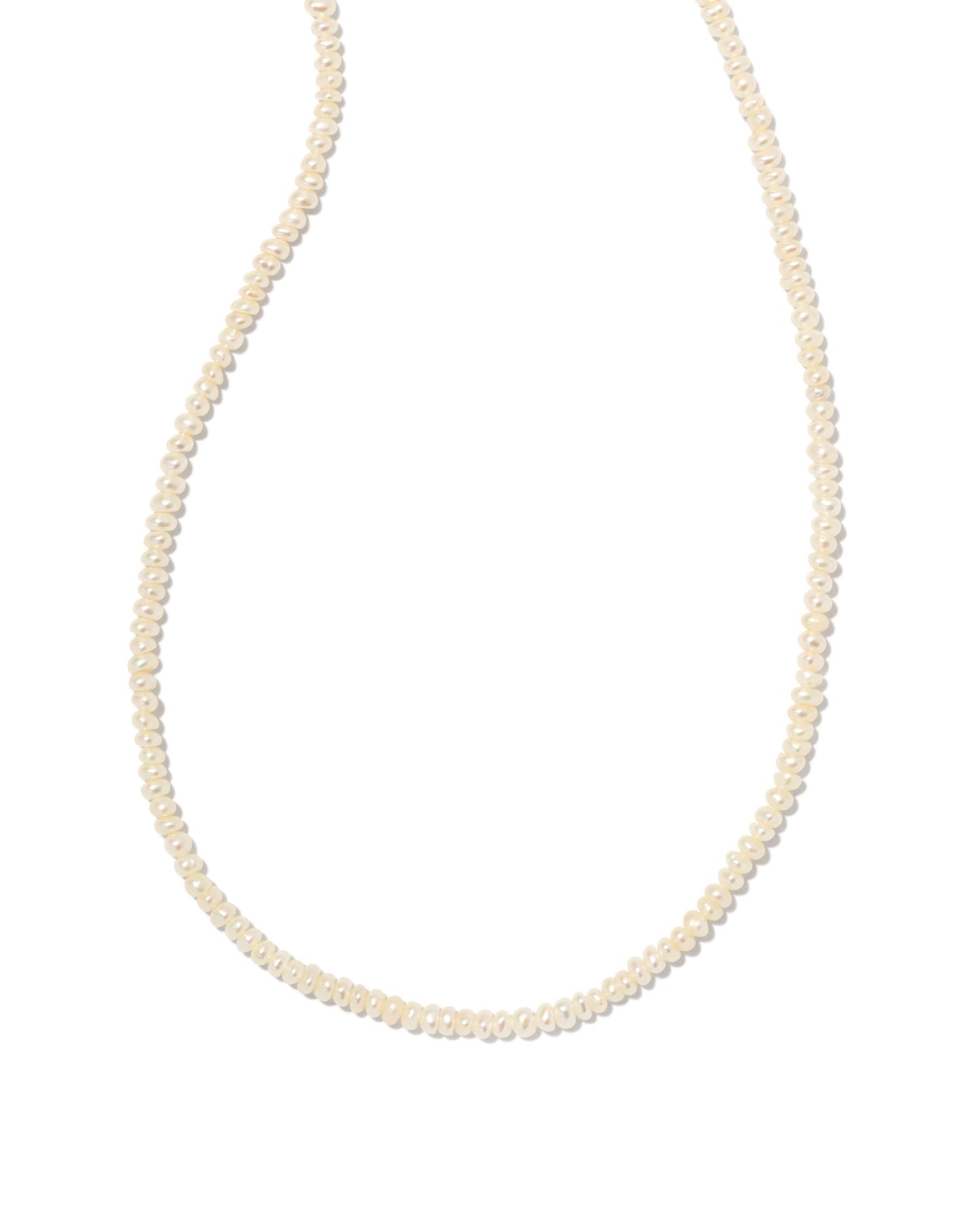 9608863558 LOLO STRAND NECKLACE GOLD WHITE PEARL ONE SIZE