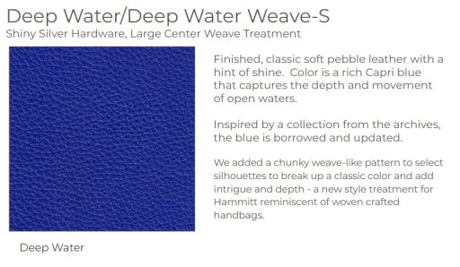 Tim Med Deep Water Weave/Silver