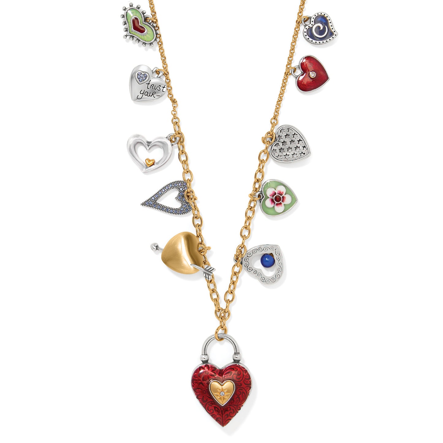 JM7651 One Heart Long Necklace