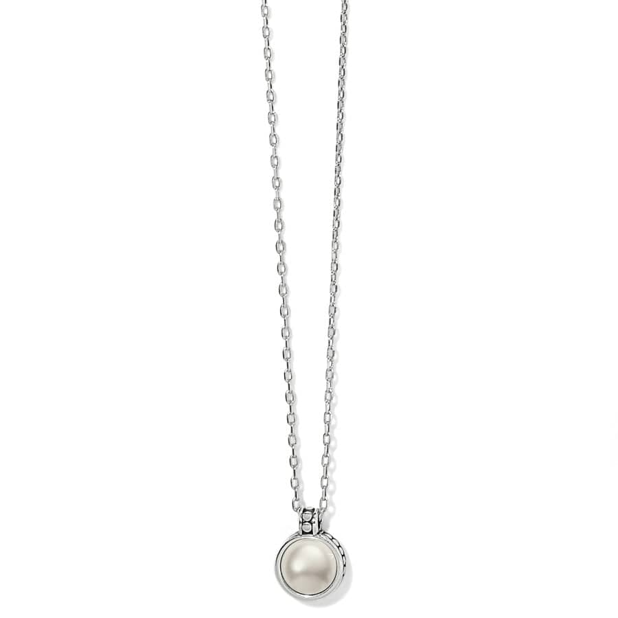 JM7425 Pebble Dot Pearl Short Necklace