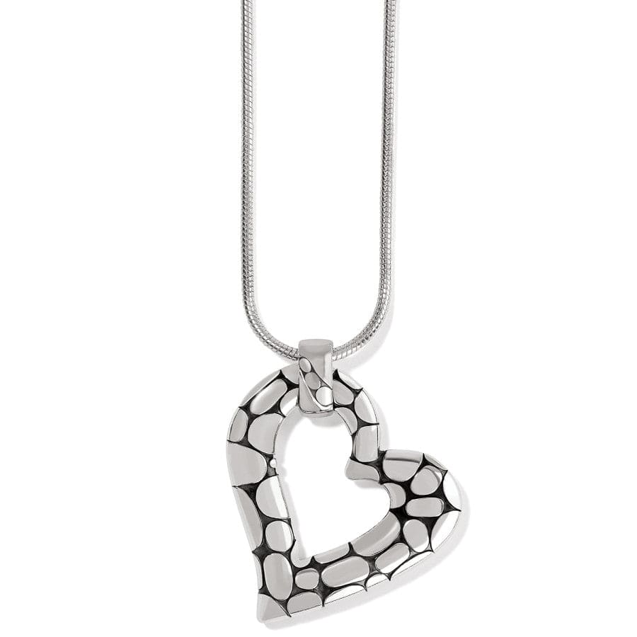 JN0290 Pebble Heart Necklace