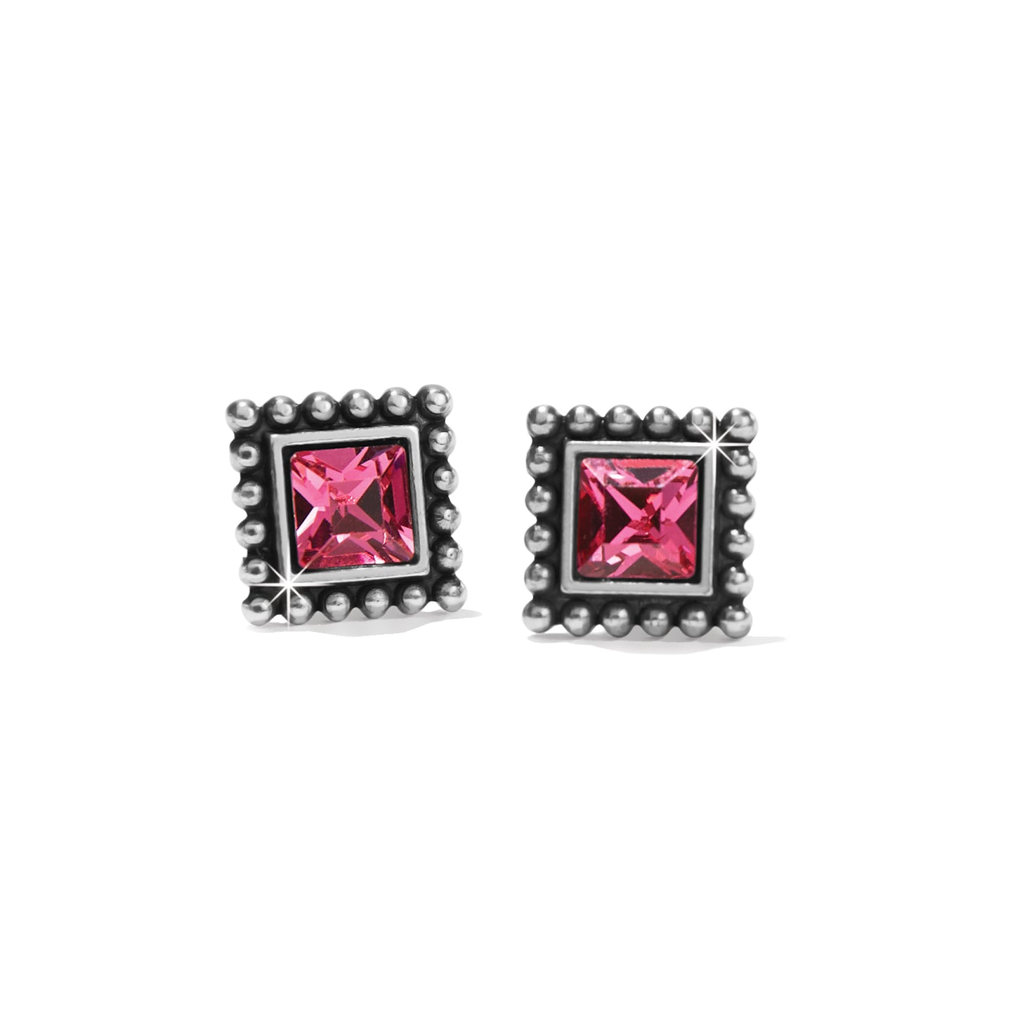 J22404 Sparkle Square Pink Mini Post