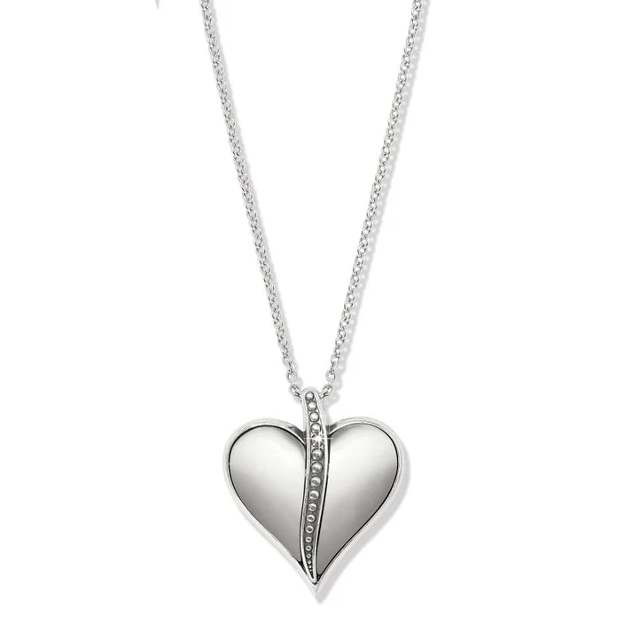 JM7603 Precious Heart Two Tone Necklace